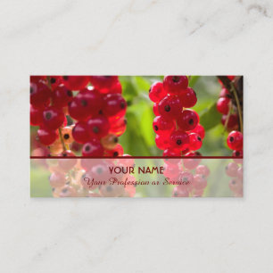 Carte De Visite Ensemble de curry rouge fruité mûr pour fermiers