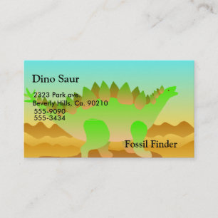 Carte De Visite Ensemble de Dino Rawr