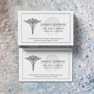 Carte De Visite ENTENTE  Symbole minimaliste de Faded ENT