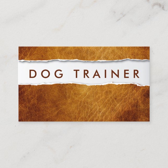 Carte De Visite Entraînement de chien Animaux de compagnie Sitter  (Devant)