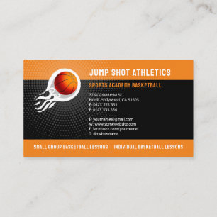 Carte De Visite Entraîneur de basket-ball Formateur sportif