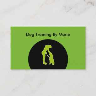 Carte De Visite Entraîneur de chien