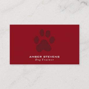 Carte De Visite Entraîneur de chiens   Doggy Paw