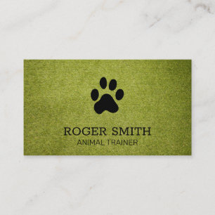 Carte De Visite Entraîneur de chiens   Services animaux