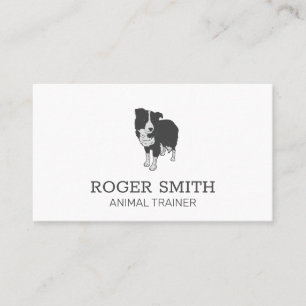 Carte De Visite Entraîneur de chiens   Services animaux   Chien