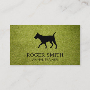 Carte De Visite Entraîneur de chiens   Services animaux   Chien