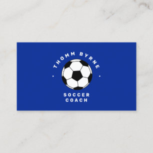 Carte de visite entraîneur de football