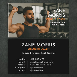 Carte De Visite Entraîneur de force