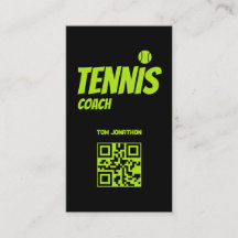 Entraîneur de tennis noir