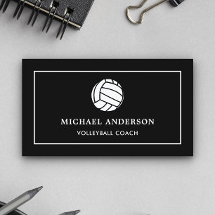 Carte De Visite Entraîneur de volley-ball professionnel moderne no