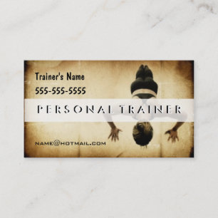 Carte De Visite Entraîneur personnel