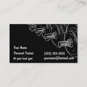 Carte De Visite Entraîneur personnel