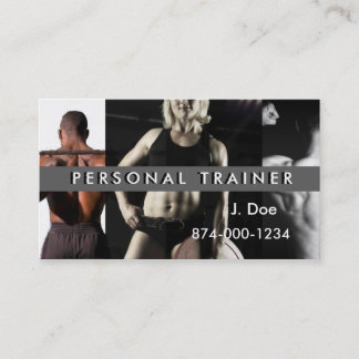 Carte De Visite Entraîneur personnel