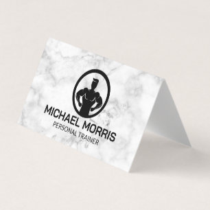 Carte De Visite Entraîneur Personnel de Gym 