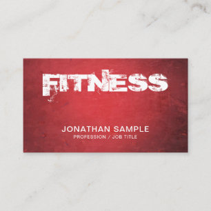 Carte De Visite Entraîneur personnel Fitness Design Entraîneur mod