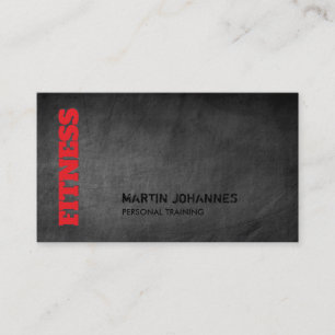 Carte De Visite Entraîneur Personnel Fitness Tableau Moderne Net