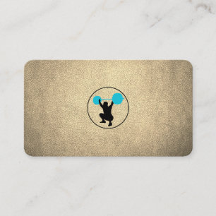 Carte De Visite Entraîneur personnel Weight Lifter