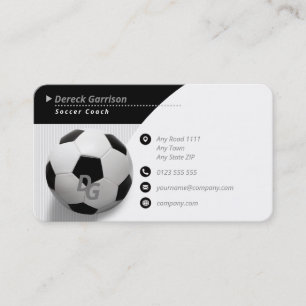 Carte De Visite Entraîneur professionnel   Sport maître de footb