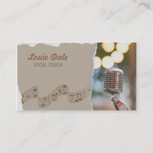 Carte De Visite Entraîneur Vocal