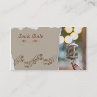 Carte De Visite Entraîneur Vocal
