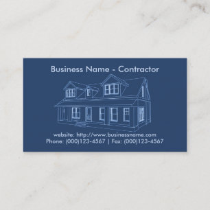 Carte de visite : Entrepreneur/construction