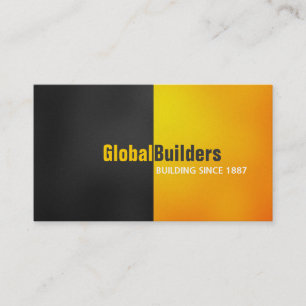 Carte De Visite Entrepreneur de gestion de constructeur Entreprene