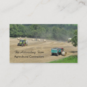 Carte De Visite Entrepreneur de moisson agricole