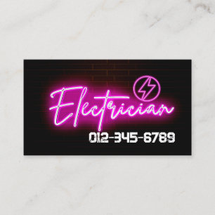 Carte De Visite Entrepreneur électrique