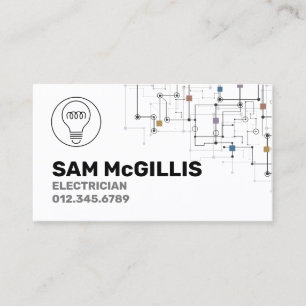 Carte De Visite Entrepreneur électrique