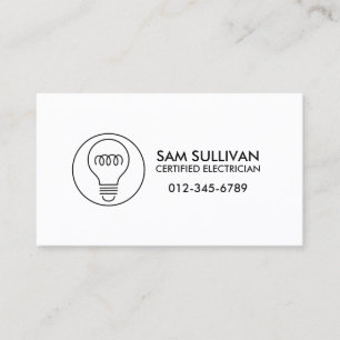 Carte De Visite Entrepreneur électrique