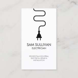 Carte De Visite Entrepreneur électrique