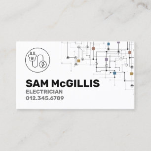 Carte De Visite Entrepreneur électrique