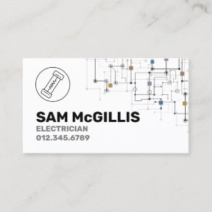 Carte De Visite Entrepreneur électrique