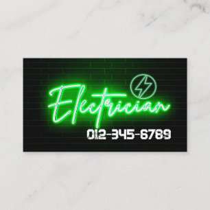Carte De Visite Entrepreneur électrique