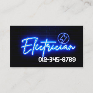 Carte De Visite Entrepreneur électrique