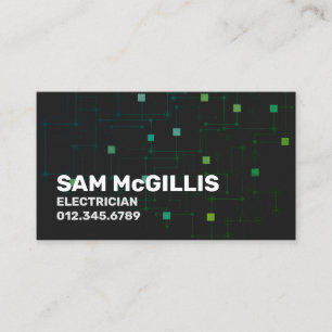 Carte De Visite Entrepreneur électrique