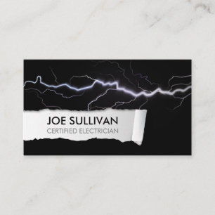 Carte De Visite Entrepreneur électrique