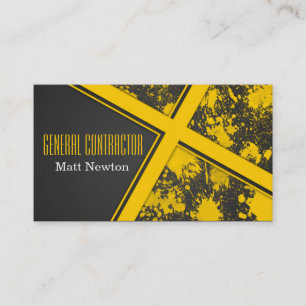 Carte De Visite Entrepreneur général Chef de la construction