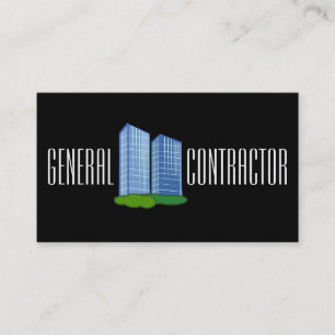 Carte De Visite Entrepreneur général Chef de la construction