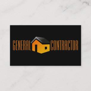 Carte De Visite Entrepreneur général Chef de la construction
