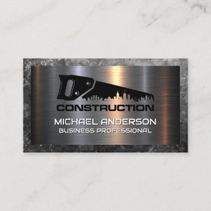 Carte De Visite Entrepreneur général Construction commerciale