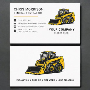 Carte De Visite Entrepreneur général de construction