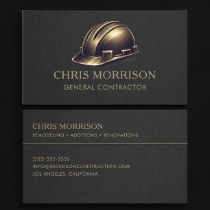 Carte De Visite Entrepreneur Général Professionnel