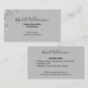 Carte De Visite Entrepreneur Propriétaire d'une petite entreprise 