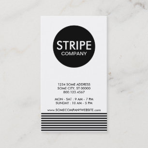 Carte De Visite entreprise à bande ordinaire