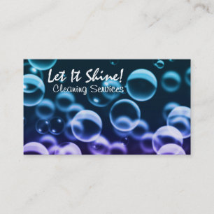 Carte de visite entreprise Bubbles Services de net