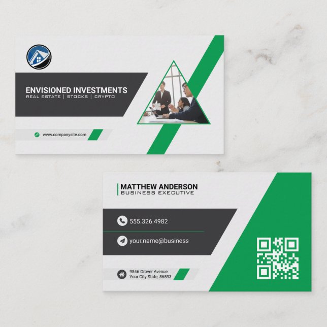 Carte De Visite Entreprise | Bureau (Devant / Derrière)