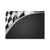 Entreprise Chrome Métallisé et Drapeau à Damier de