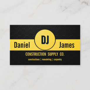 Carte De Visite Entreprise de construction de cadre métallique en 