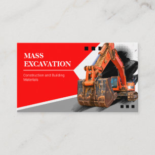 Carte De Visite Entreprise de construction et de construction d'ex